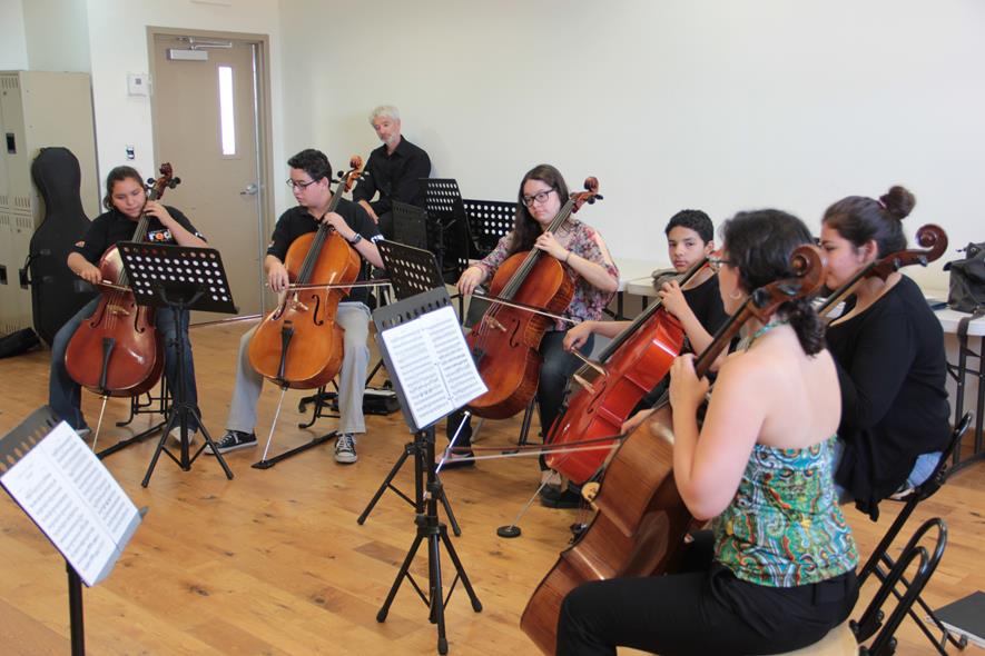 Group cello lessons with Veronica Kolegas in Chicago